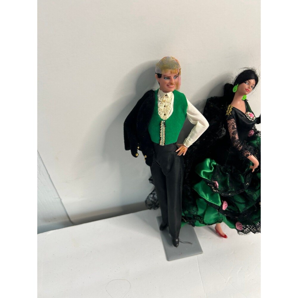 Flamenco Dancer Doll Set of 2 - Picture 3 of 3